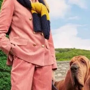 NWOT Target Towing Blazers Women's Pink Corduroy Blazer and Pants Set